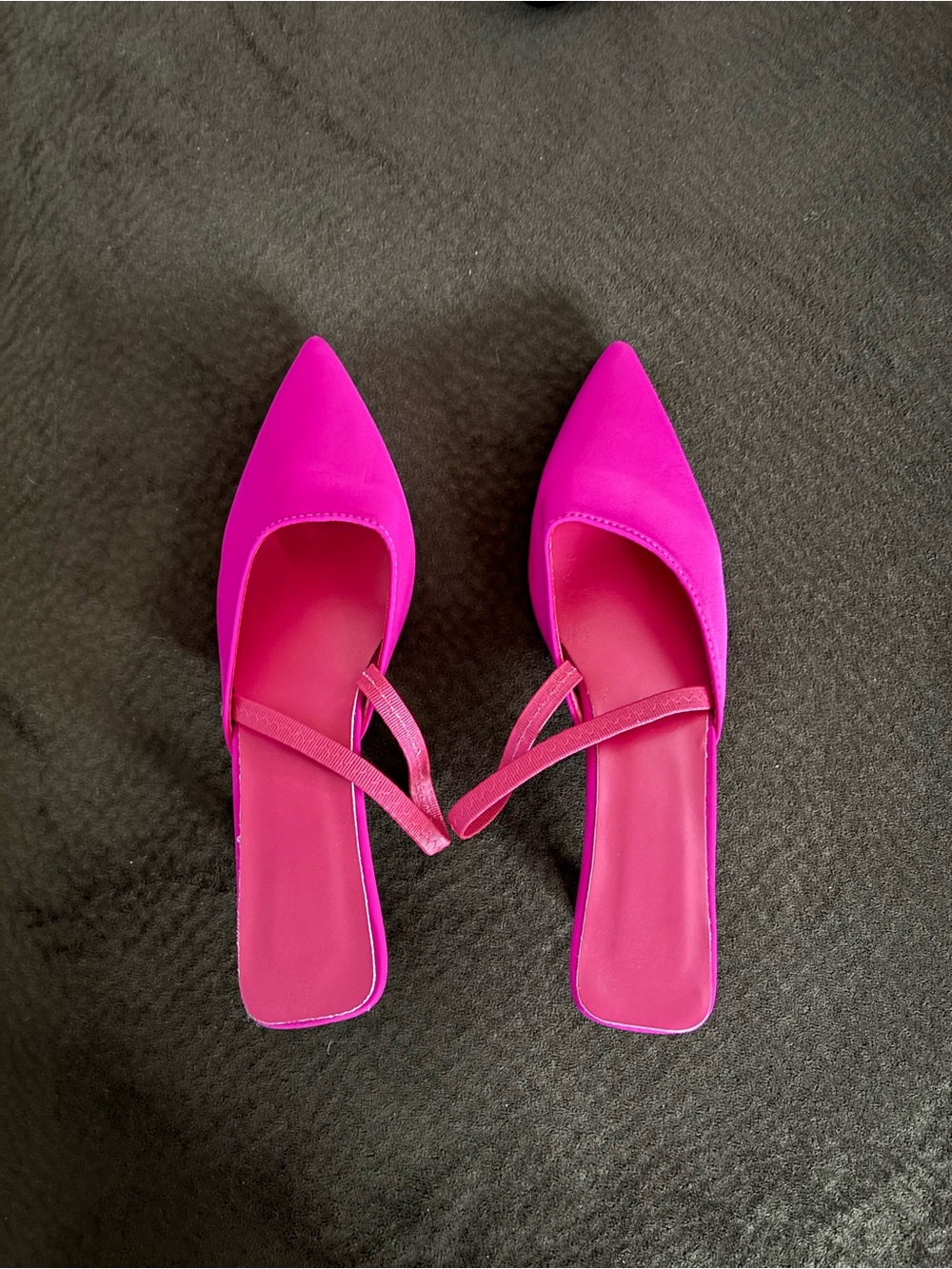 Women’s Pointed Toe Pink Slingback Flats never worn